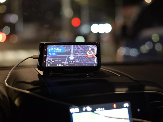 The navigator will give useful tips for traveling around Europe by car