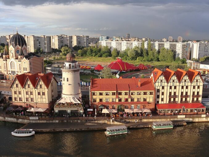 "Fish village" - In Kaliningrad in July it is warm, but not always sunny
