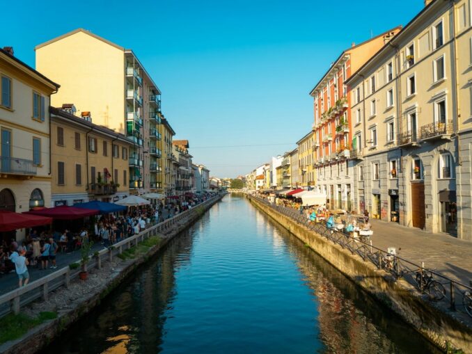 Navilia area - you must definitely visit in Milan