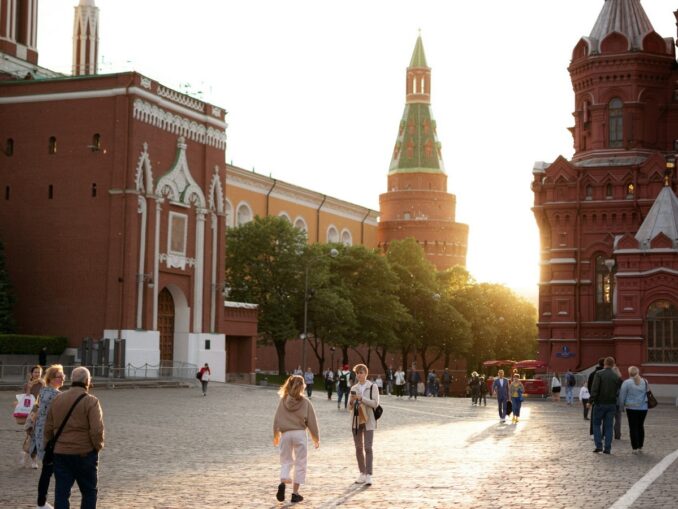 Red Square is the first thing you can see in Moscow in September