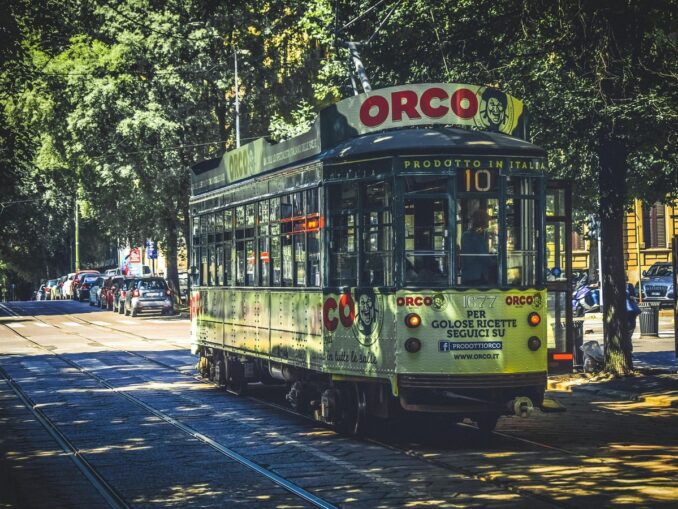 A great way to watch Milan is a trip on a historical tram