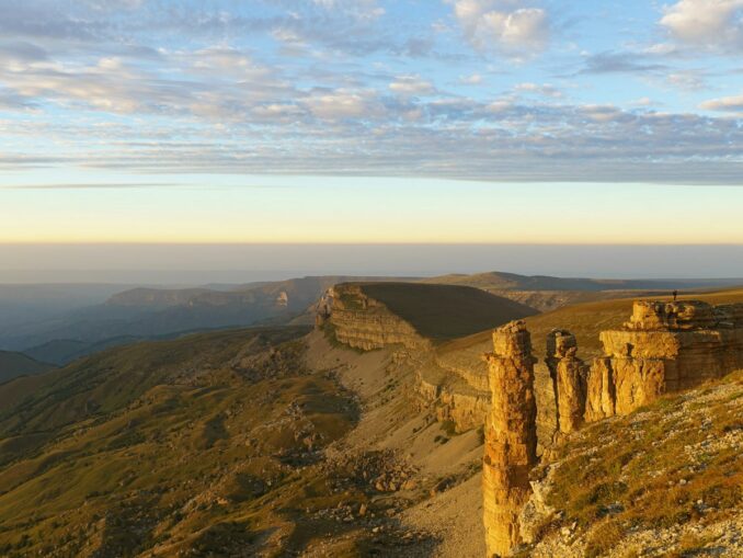Plato Bermamyt in Karachay-Cherkessia in Russia