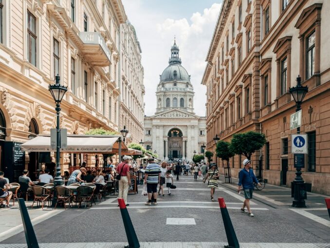 Basilica of St. Istwan - in June in Budapest there are few tourists