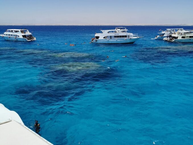Reef off the coast of Hurghada, photo unsplash.com/@ni_ls_h And in December you can go snorkelling and deep diving near Hurghada