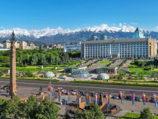 В Алматы в июне бывает жарко