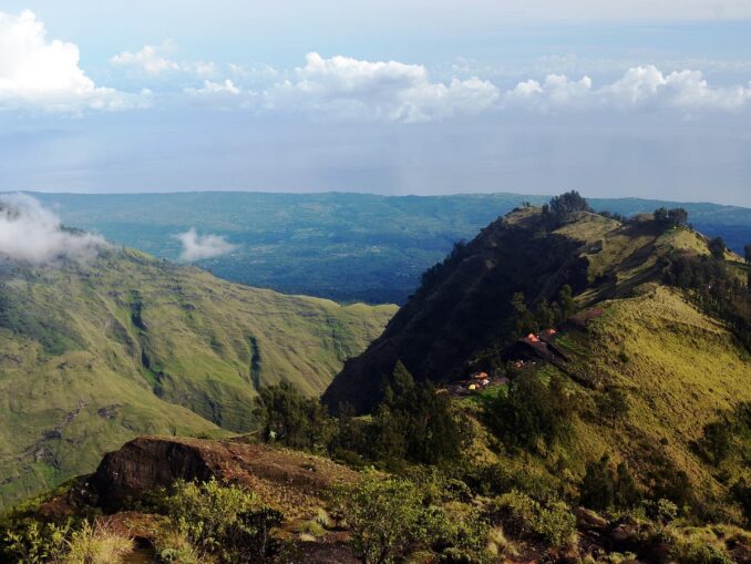 Near Bali you can climb the Rinjani volcano on Lombock