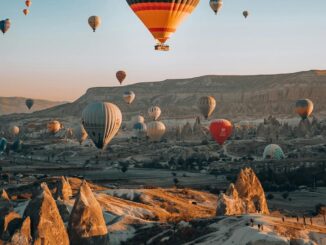 Рассвет - погода в Каппадокии в ноябре позволяет посмотреть многое