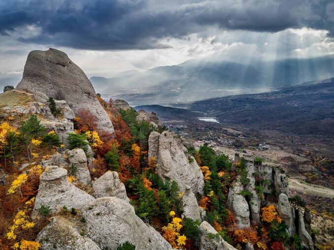 В Алуште в ноябре не часто стоит солнечная погода