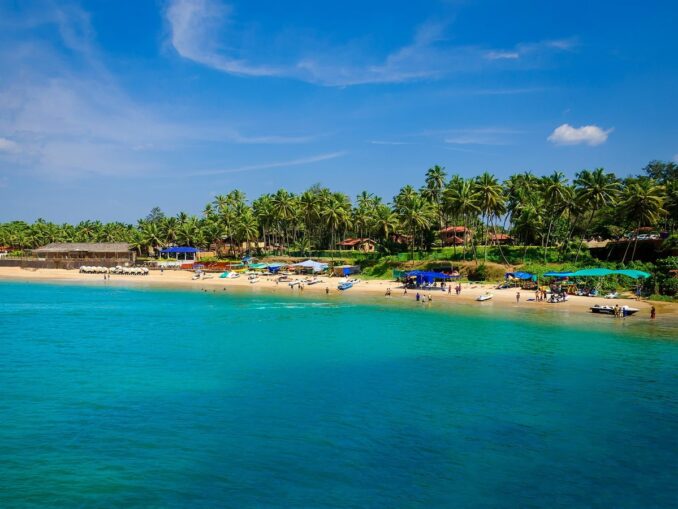 The beach season on Goa begins in November