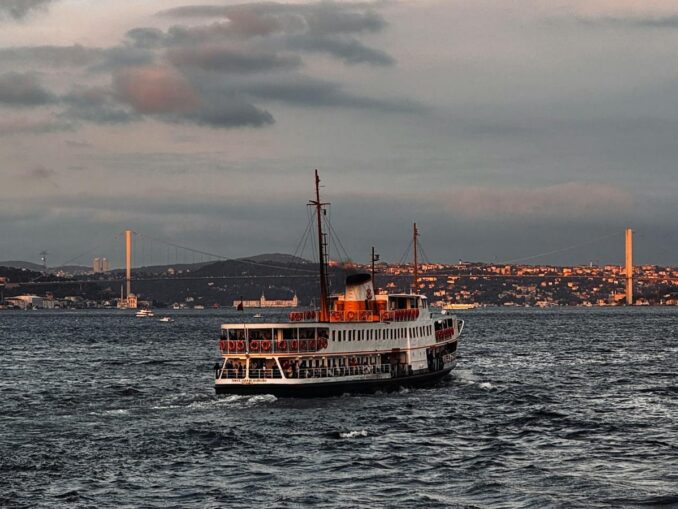 Boat on the Bosphorus