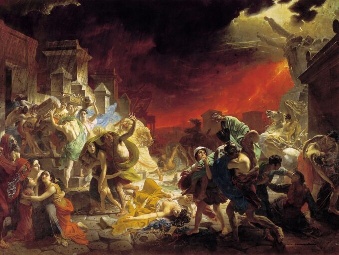 "Последний день Помпеи" Карла Брюлова - картина из коллекции Русского музея