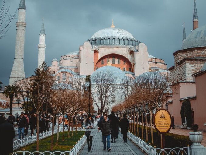 Hagia Sophia - for New Year in Istanbul you need to dress warmly