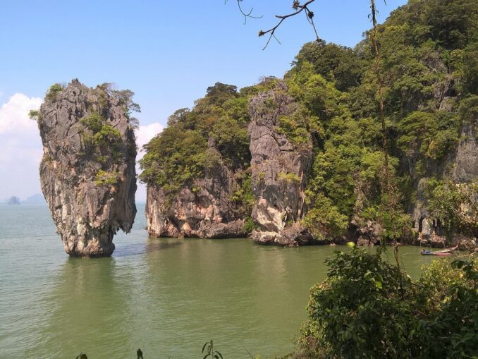 Ko Tapu or James Bond Island, photo @alexsell/Pixabay.com In Phuket in February you can visit James Bond Island