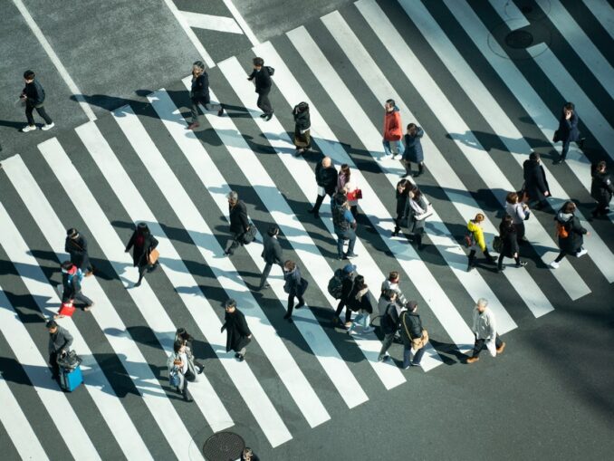 Transition to Tokyo, photo unsplash.com/@Conrad Alexander Shibuya Crossing - in Tokyo in February you may not want to dress too warmly