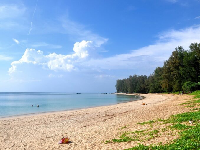In March in Phuket there is no need to look for a beach without waves
