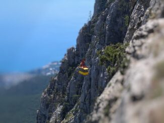 Канатная дорога на Ай-Петри в Крыму начинается в Мисхоре