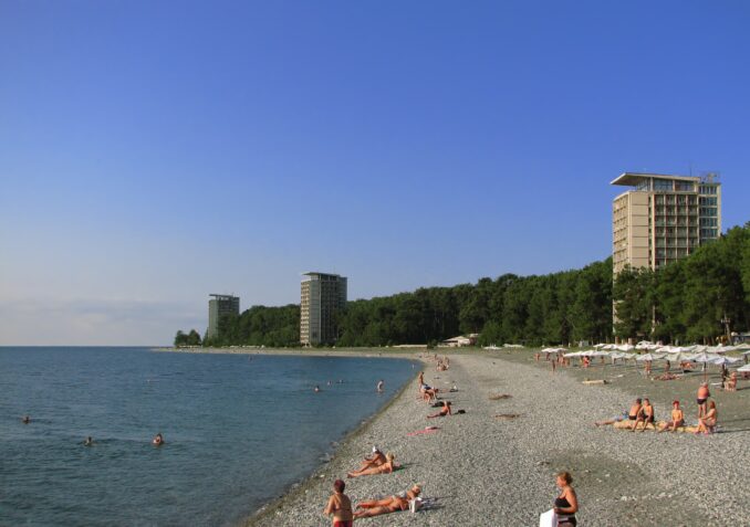 In Abkhazia in June you can stay in Pitsunda