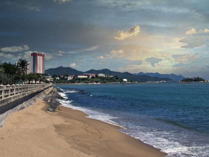 Beach - in Nha Trang in February you can swim in the sea