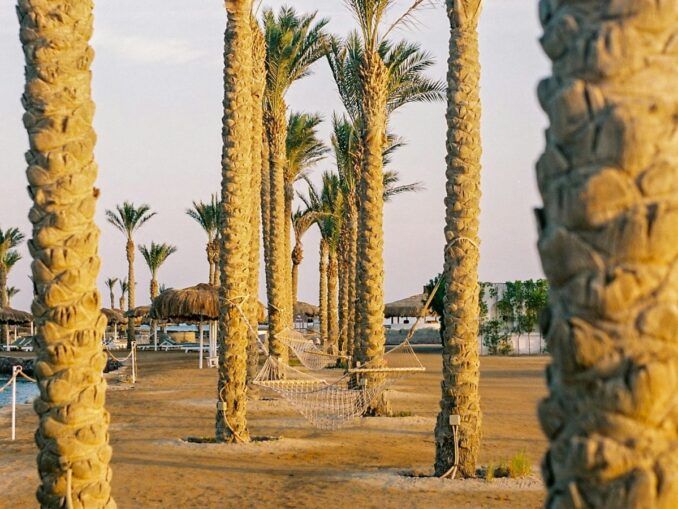 Температура воздуха в Хургаде в феврале не поднимается выше +24-25 градусов Цельсия