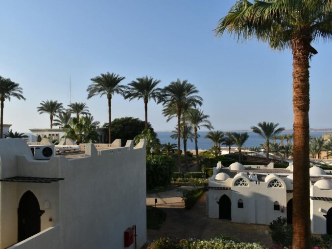 Mostly clear in spring in Egypt