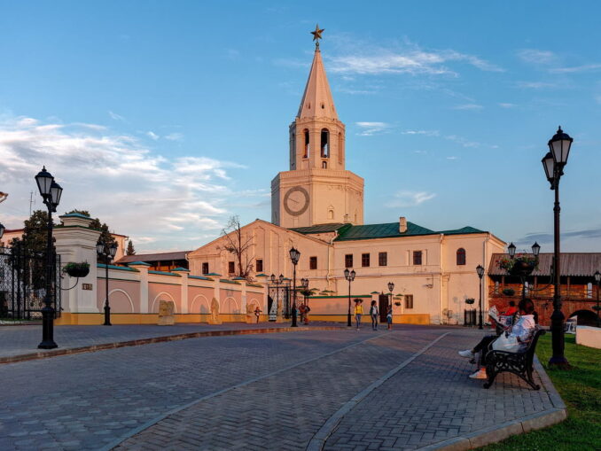 Spasskaya Tower - The Kremlin is the first thing to see in Kazan in May
