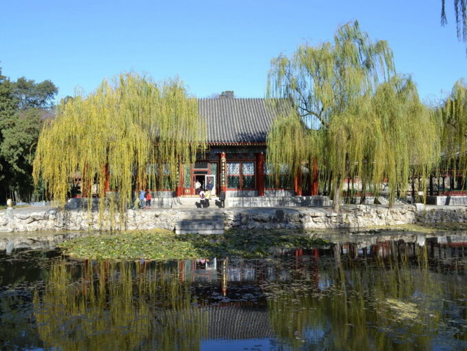 The Summer Imperial Palace near Beijing in April is a must see