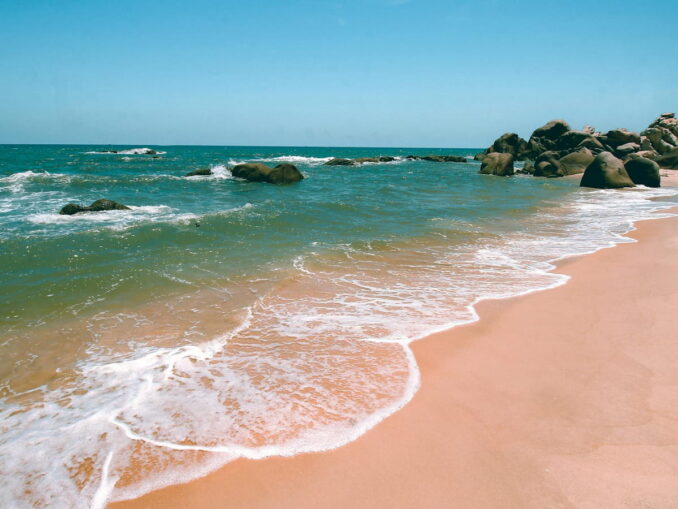 The sea in Nha Trang - you can swim without stopping