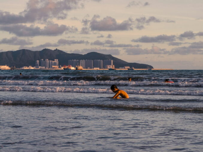 Swimming in Sanya, Hainan, photo @Weichao Deng/unsplash.com Hainan is good for beach holidays in summer (sometimes)
