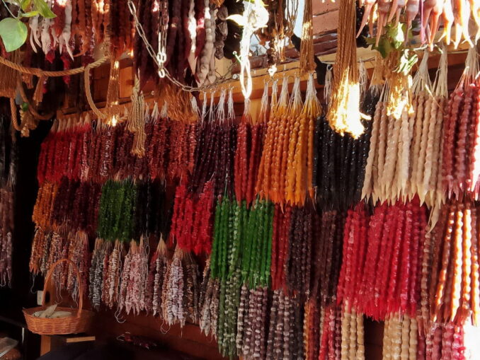 Churchkhela is especially worth buying and bringing from Abkhazia for children and adults