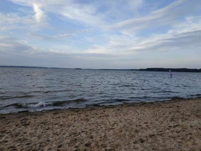 Zaslavskoye Reservoir - you can swim in the Minsk Sea in July